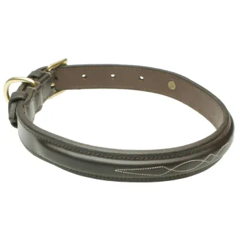 Hovedbilde Lær halsbånd/kobbel