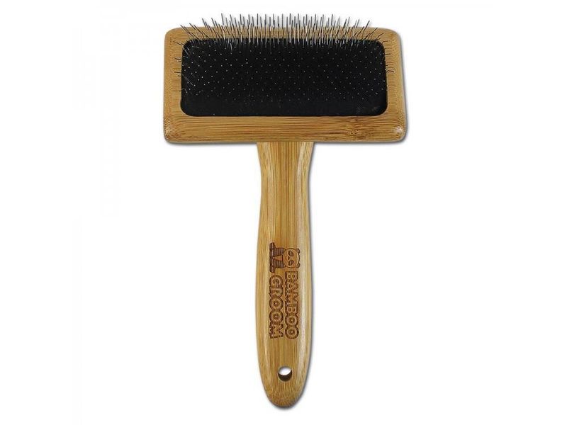 BAMBOO GROOM SLICKER BRUSH 