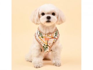 PUPPIA BOTANICAL HARNESS A BEIGE