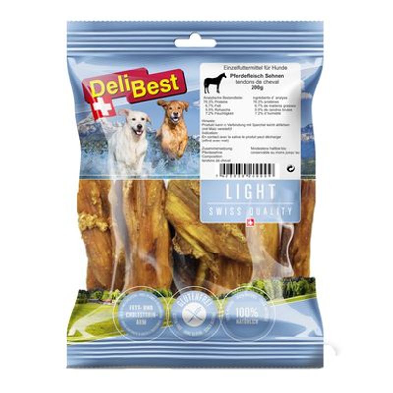DELIBEST LIGHT HESTESENER 200G