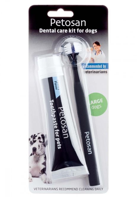 Hovedbilde PETOSAN TANNBØRSTESETT, STOR 16KG+