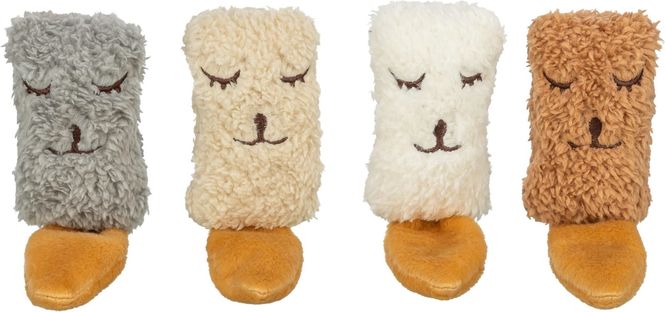 Hovedbilde KATTELEKE SLEEPING FACE I PLYSJM/CATNIP ASS 17CM