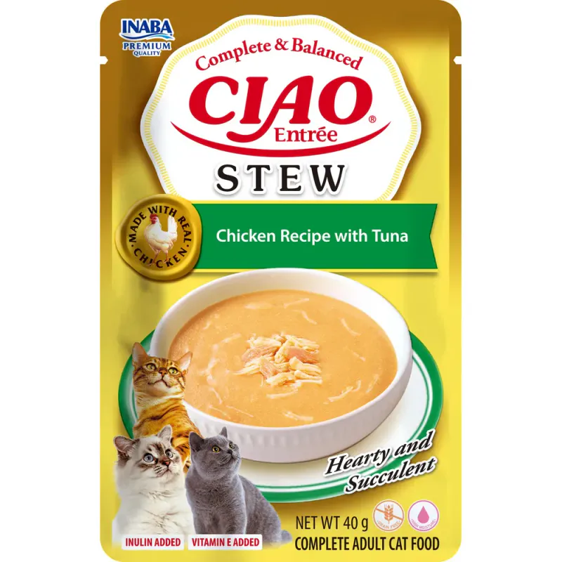 Ciao Cat Meal Entrée Stew Chicken & Tuna