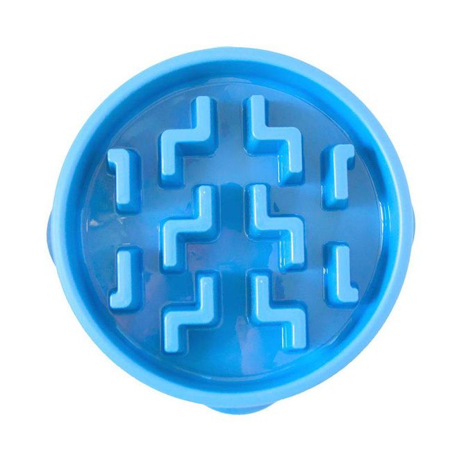 Hovedbilde FUN FEEDER SLO-BOWL L BLÅ Ø 28X5CM 1000ML