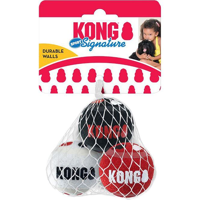 Hovedbilde KONG SIGNATURE SPORT BALLS 3PACK S 5CM