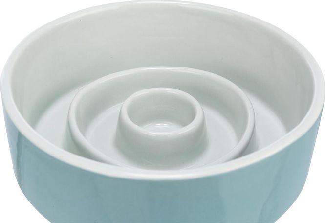 Hovedbilde TRIXIE SLOW FEED KERAMIKK 0,9L 17cm BLÅ