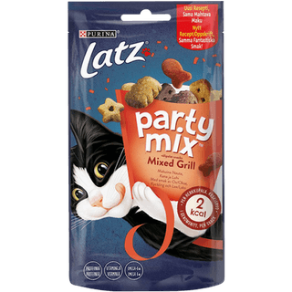 LATZ PARTYMIX MIXED GRILL - OKSE KYLLING OG LAKS