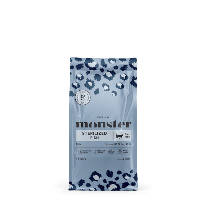 Hovedbilde Monster Cat Sterilized, Fish 