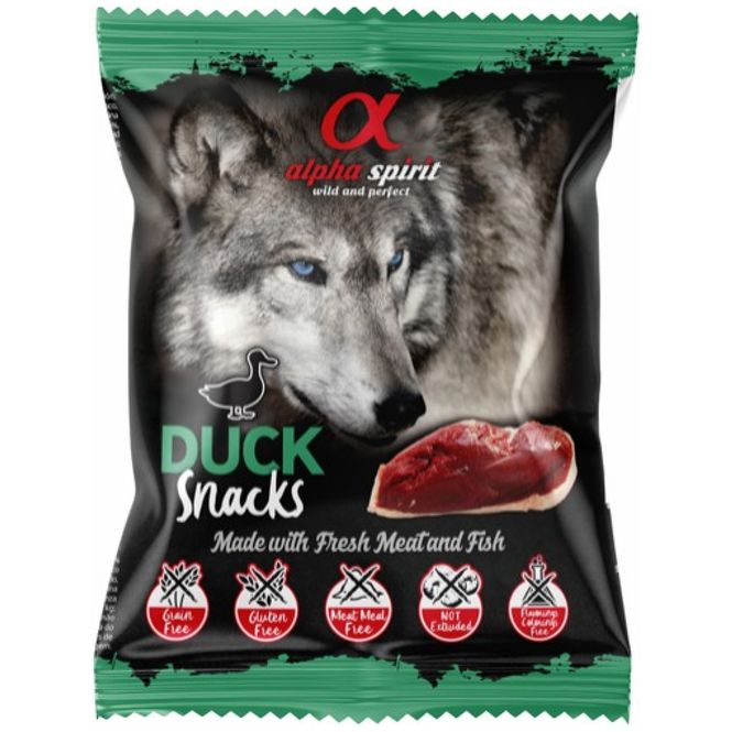 Hovedbilde Alpha Spirit Duck Snack 50g