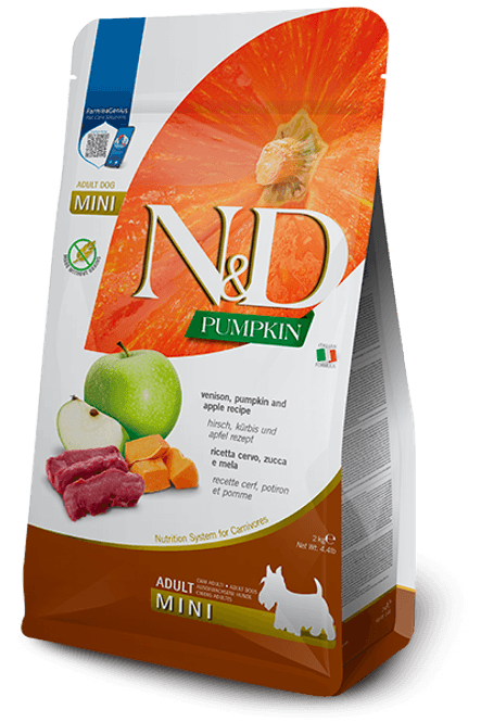 Hovedbilde FARMINA N&D PUMPKIN VENISON & APPLE ADULT MINI ...