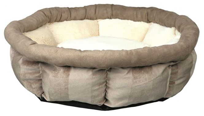Hovedbilde TRIXIE HUNDE/KATTESENG LEONA Ø 45CM BRUN/CREAM ...