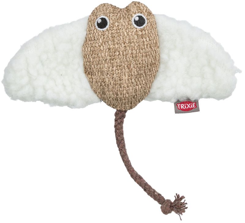 KATTELEKE ROKKE I STOFF M/TAU OG CATNIP 15CM