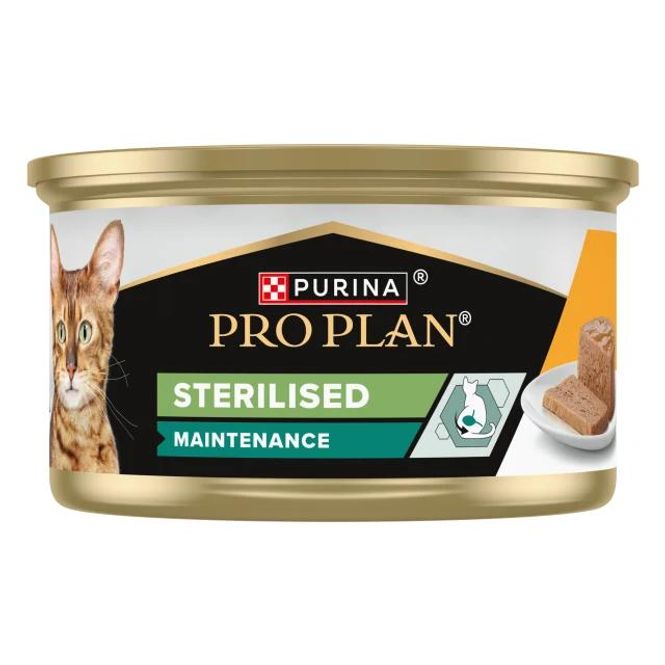 Hovedbilde PURINA PRO PLAN STERILISED Mousse KYLLING VÅTFOR ...