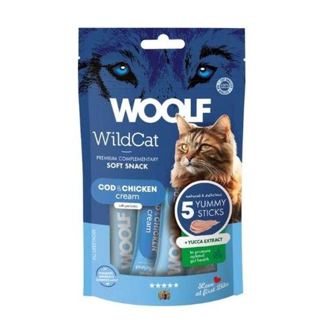 Hovedbilde WOOLF WILDCAT SOFT SNACK COD & CHICKEN
