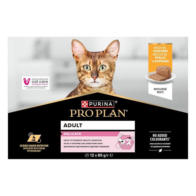 Hovedbilde PURINA PRO PLAN Delicate Mousse KYLLING VÅTFOR ...