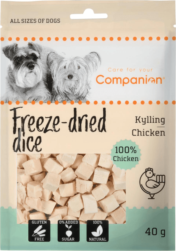 COMPANION FRYSETØRKET KYLLING 40g