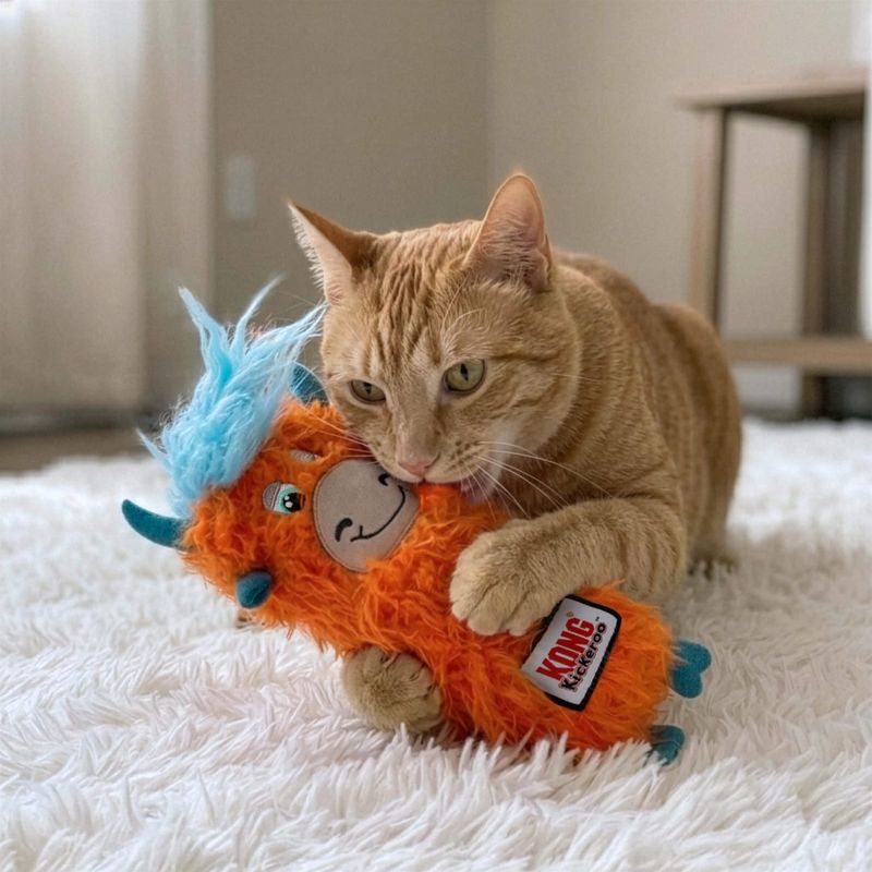 KONG Kickeroo Highland Cow