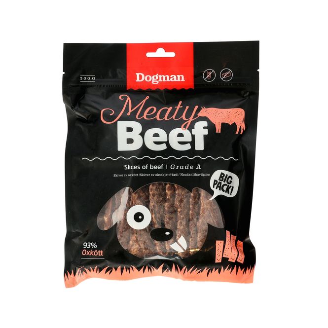 Hovedbilde DOGMAN MEATY SLICES OF BEEF 300g